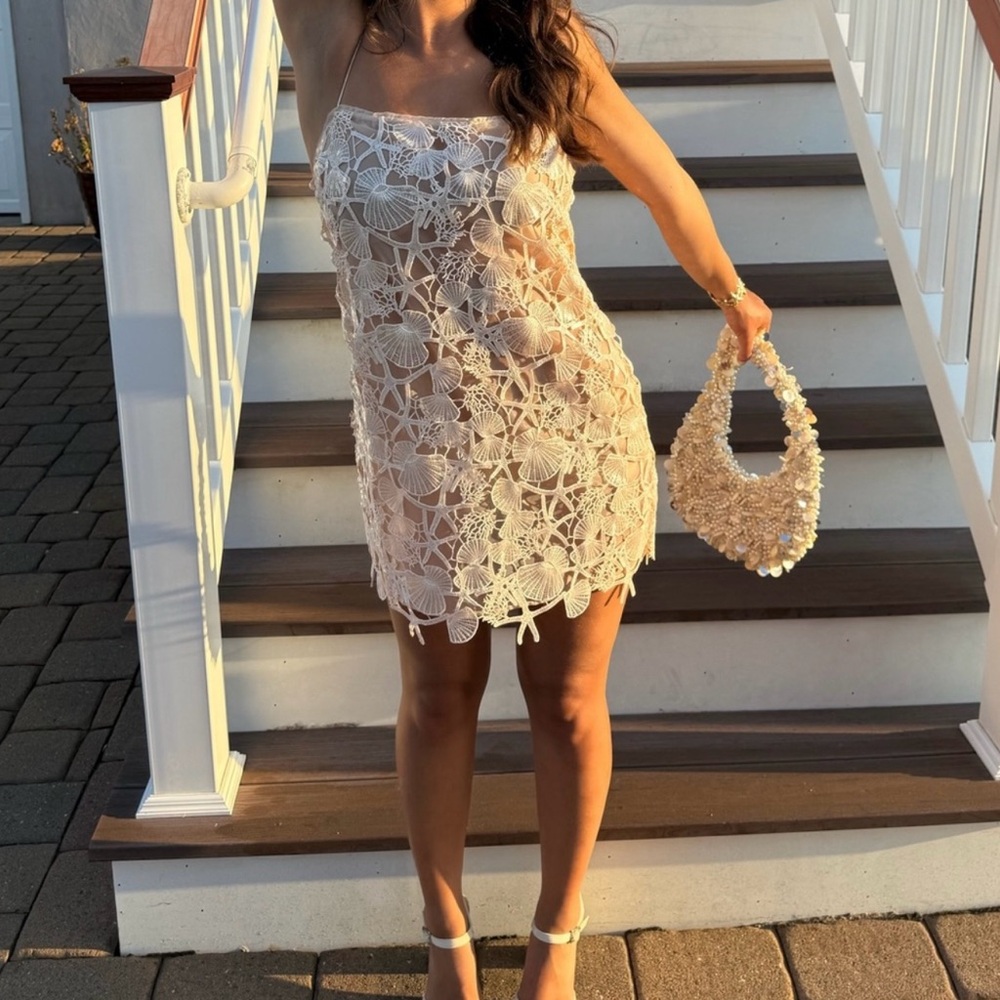 Retrofête Jaala Sequin Lace Mini Dress – Like New, Worn Once (Size S)